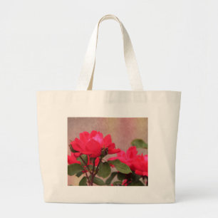 Rote Rosen Jumbo Stoffbeutel