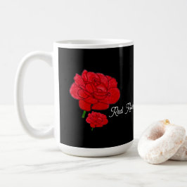 Rote Rosen  Kaffeetasse