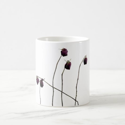 Rote Rosen Kaffeetasse (Mittel)