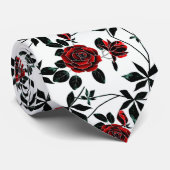 Rote Rosen. Krawatte (Gerollt)