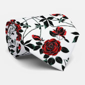 Rote Rosen. Krawatte (Gerollt)