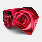 rote Rosen Krawatte (Gerollt)