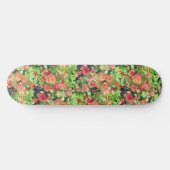 Rote Rosen Kunst Skateboard (Horizontal)