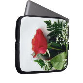 Rote Rosen Laptopschutzhülle (Vorne Rechts)