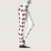 Rote Rosen Leggings (Rechts)