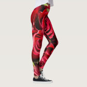 Rote Rosen Leggings (Rechts)