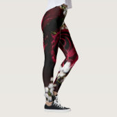 Rote Rosen Leggings (Rechts)