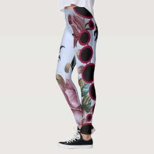Rote Rosen Leggings