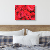 Rote Rosen Leinwanddruck (Insitu (Schlafzimmer))