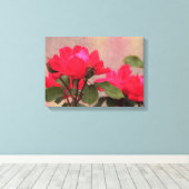 Rote Rosen Leinwanddruck (Insitu (Holzboden))