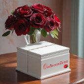 Rote Rosen Lluvia de Sobres Custom Aufkleber