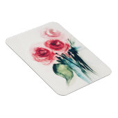 Rote Rosen Magnet (Rechte Seite)