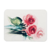 Rote Rosen Magnet (Horizontal)