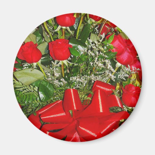 Rote Rosen_ Magnet (Vorne)