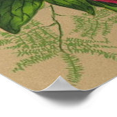 Rote Rosen Malerei Poster (Ecke)