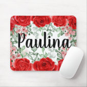 Rote Rosen Maus-Pad Mousepad (Mit Mouse)
