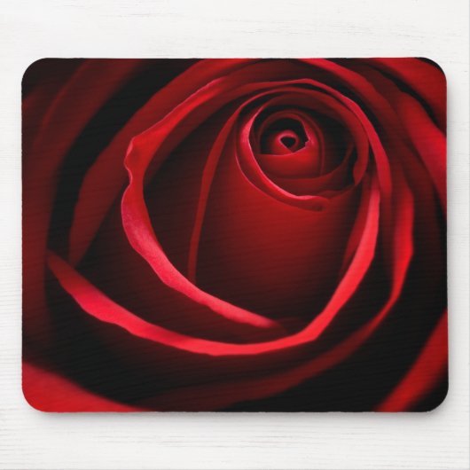 Rote Rosen-Mauspad Mousepad (Vorne)
