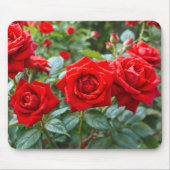 Rote Rosen-Mauspad Mousepad (Vorne)