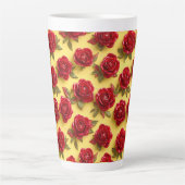 Rote Rosen Milchtasse (Vorderseite)