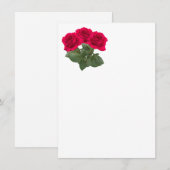 Rote Rosen Mitteilungskarte (Vorne/Hinten)