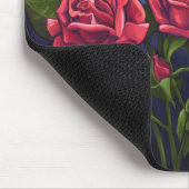 Rote Rosen Mousepad (Ecke)