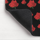 Rote Rosen Mousepad (Ecke)