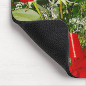 Rote Rosen_ Mousepad (Ecke)