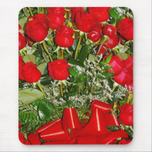 Rote Rosen_ Mousepad