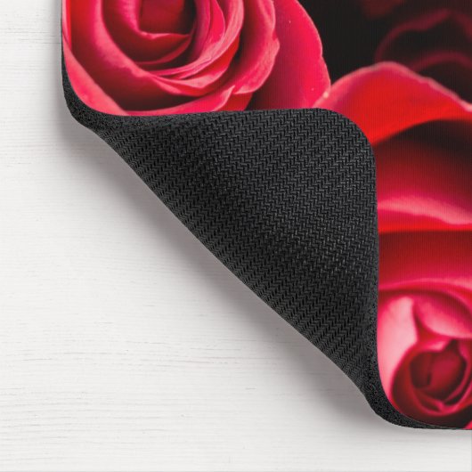 Rote Rosen Mousepad (Ecke)