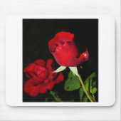 Rote Rosen Mousepad (Vorne)