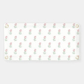 Rote Rosen, Muster von Rose, Blume Banner (Horizontal)