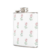 Rote Rosen, Muster von Rose, Blume Flachmann (Links)