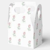 Rote Rosen, Muster von Rose, Blume Geschenkschachtel (Geöffnet)