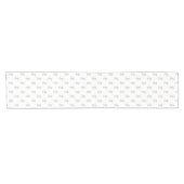 Rote Rosen, Muster von Rose, Blume Kurzer Tischläufer (Horizontal)