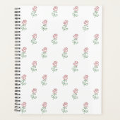 Rote Rosen, Muster von Rose, Blume Planer (Vorderseite)