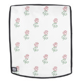 Rote Rosen, Muster von Rose, Blume Rucksack (Abnehmbare Front)