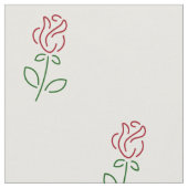 Rote Rosen, Muster von Rose, Blume Stoff (Nahaufnahme)