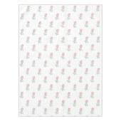 Rote Rosen, Muster von Rose, Blume Tischdecke (Vorderseite)