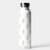 Rote Rosen, Muster von Rose, Blume Trinkflasche (Links)