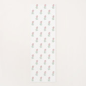 Rote Rosen, Muster von Rose, Blume Yogamatte (Vorderseite)