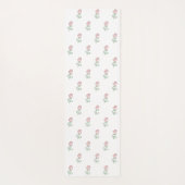 Rote Rosen, Muster von Rose, Blume Yogamatte (Rückseite)