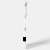 Rote Rosen, Muster von Rose, Ihr Name Case-Mate iPhone Hülle (Rückseite / Rechts)