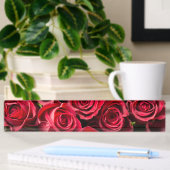 Rote Rosen Namensplakette