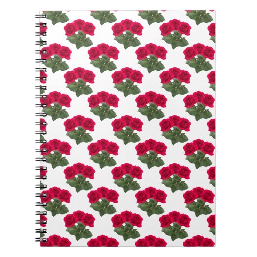 Rote Rosen Notizblock (Vorderseite)