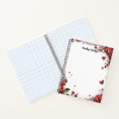 Rote Rosen Notizblock (Innenseite)