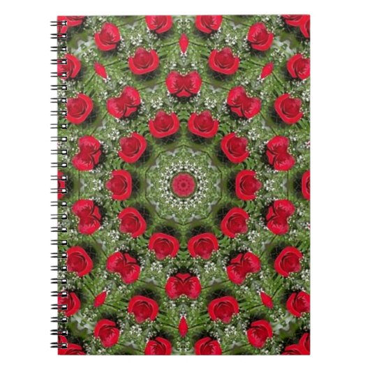 Rote Rosen Notizblock (Vorderseite)