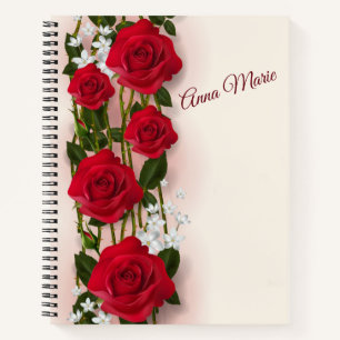 Rote Rosen Notizblock