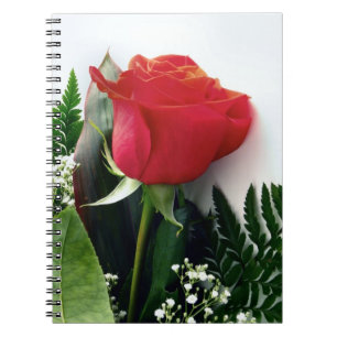 Rote Rosen Notizblock