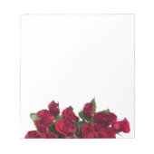 Rote Rosen Notizblock (Vorderseite)