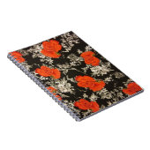 Rote Rosen Notizblock (Rechte Seite)